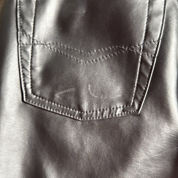 Mavi | Flare Low Rise Pleather Pants - Picture 6 of 8